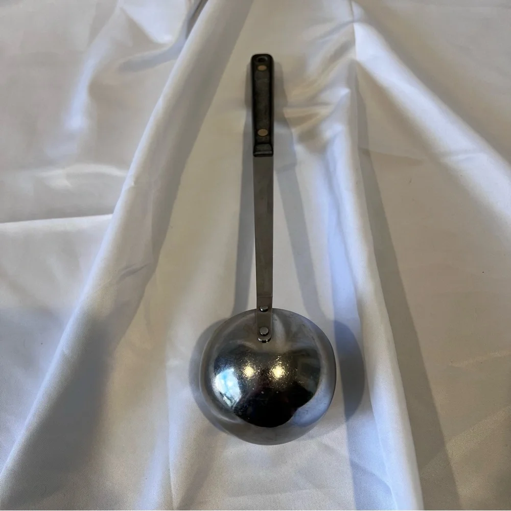 Vintage Flint Stainless USA Ladle Soup Gravy Serving Spoon Commercial Utensil